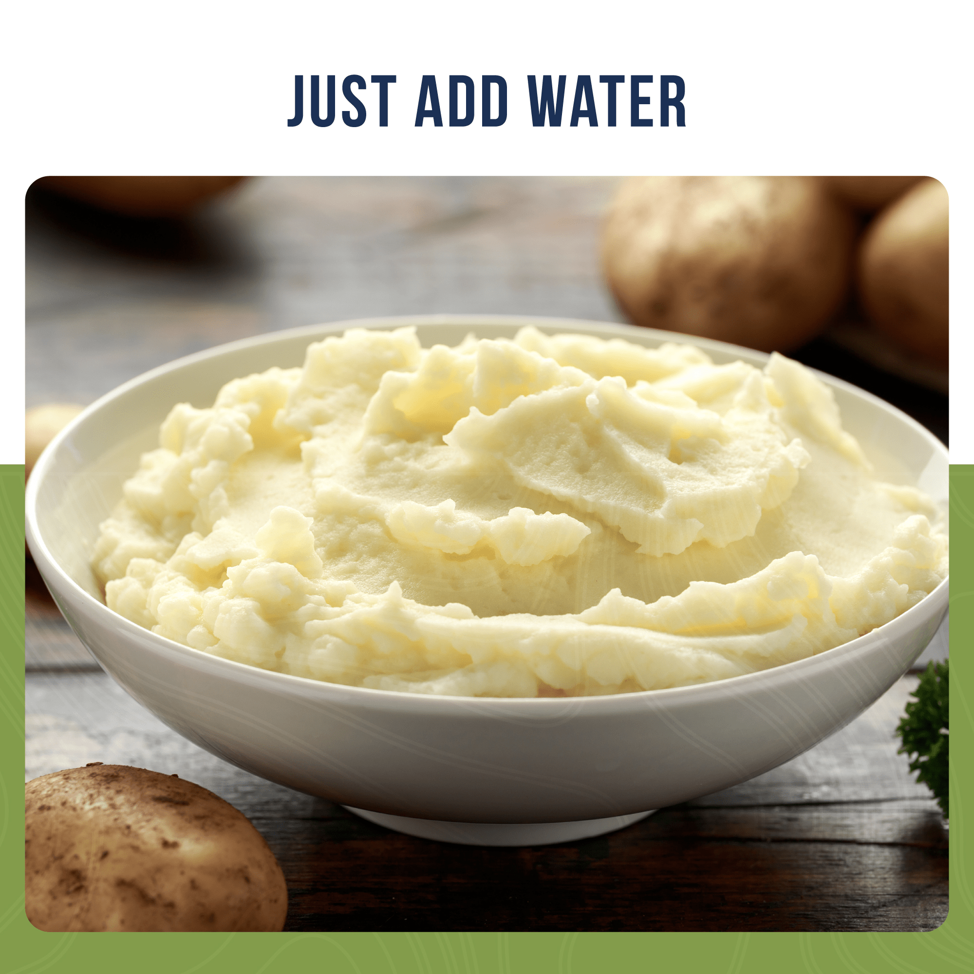 Instant Mashed Potatoes Can, 30 Servings