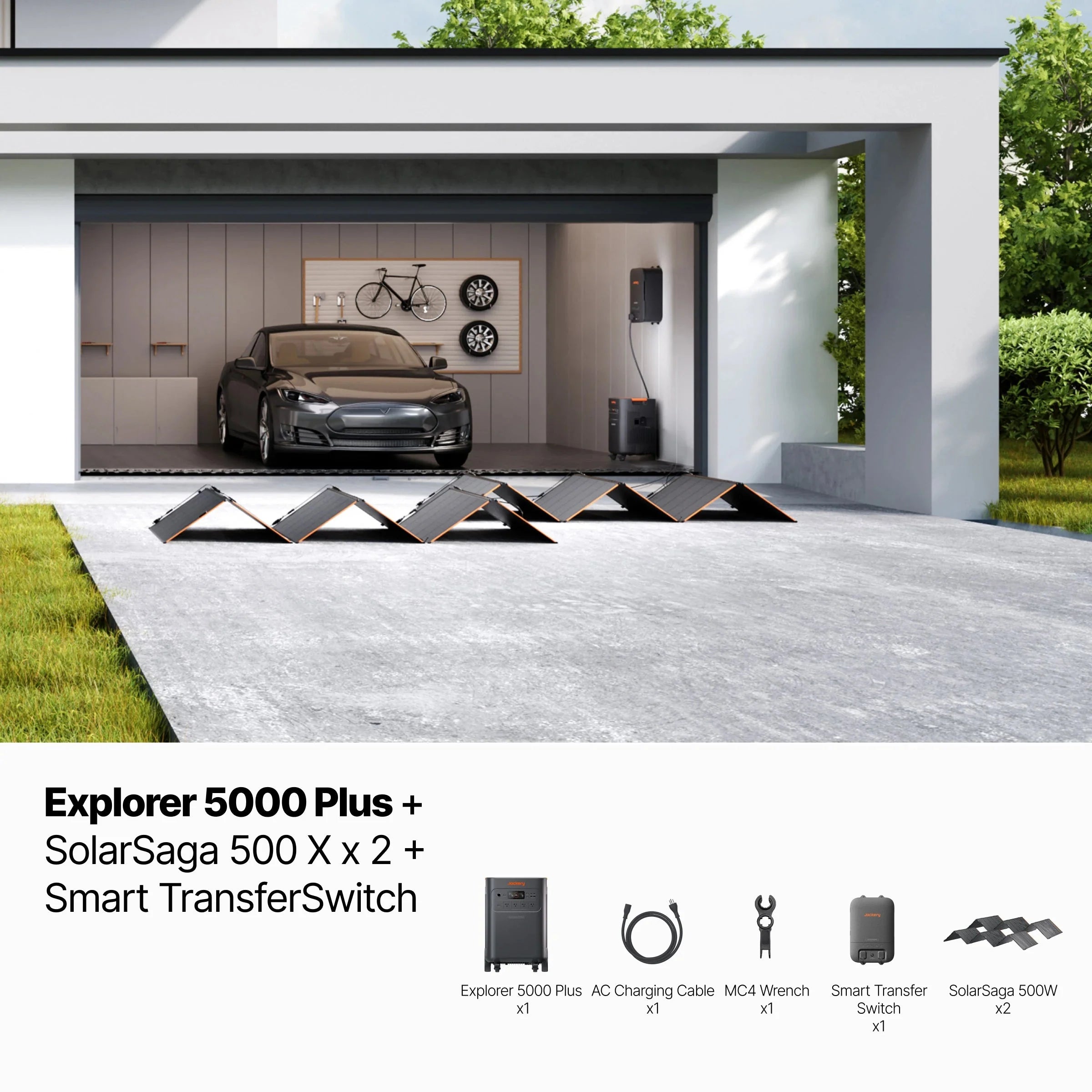 Jackery Whole-Home Backup Kit 5000 Plus (20kWh)