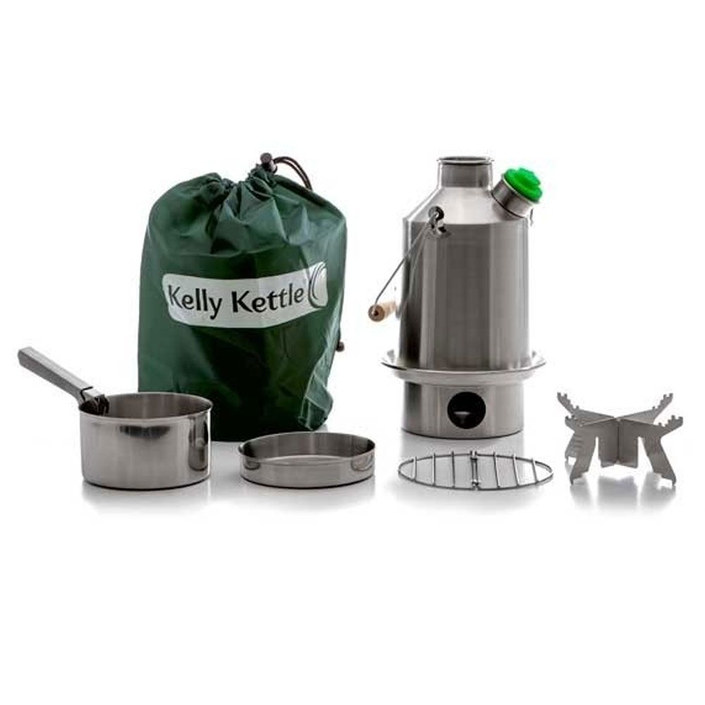 Stainless Steel 'Scout' Kettle (41 fl.oz.) - Basic Kit