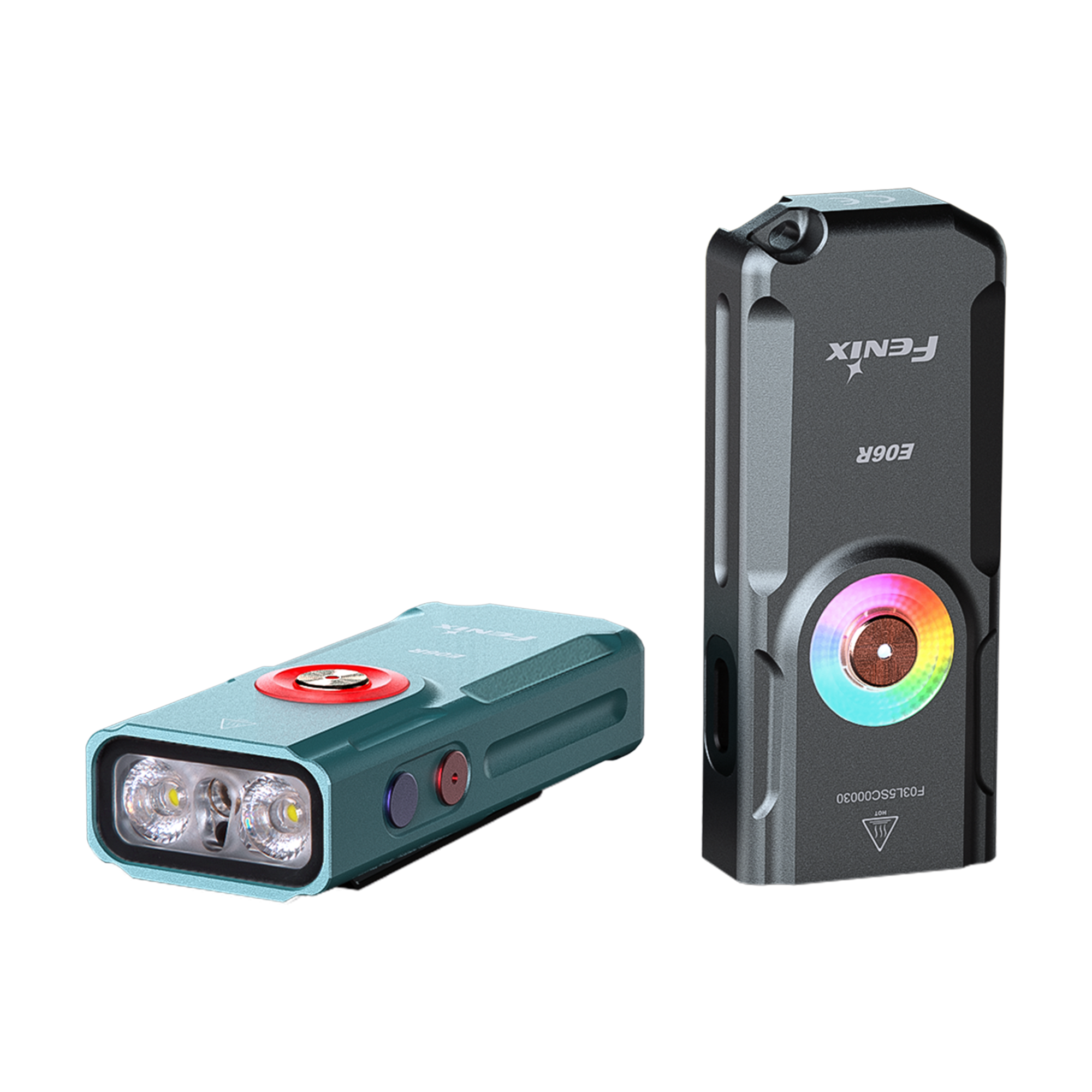 Fenix E06R 700 Lumen USB-C Rechargeable EDC Flashlight with UV Light & Red Laser