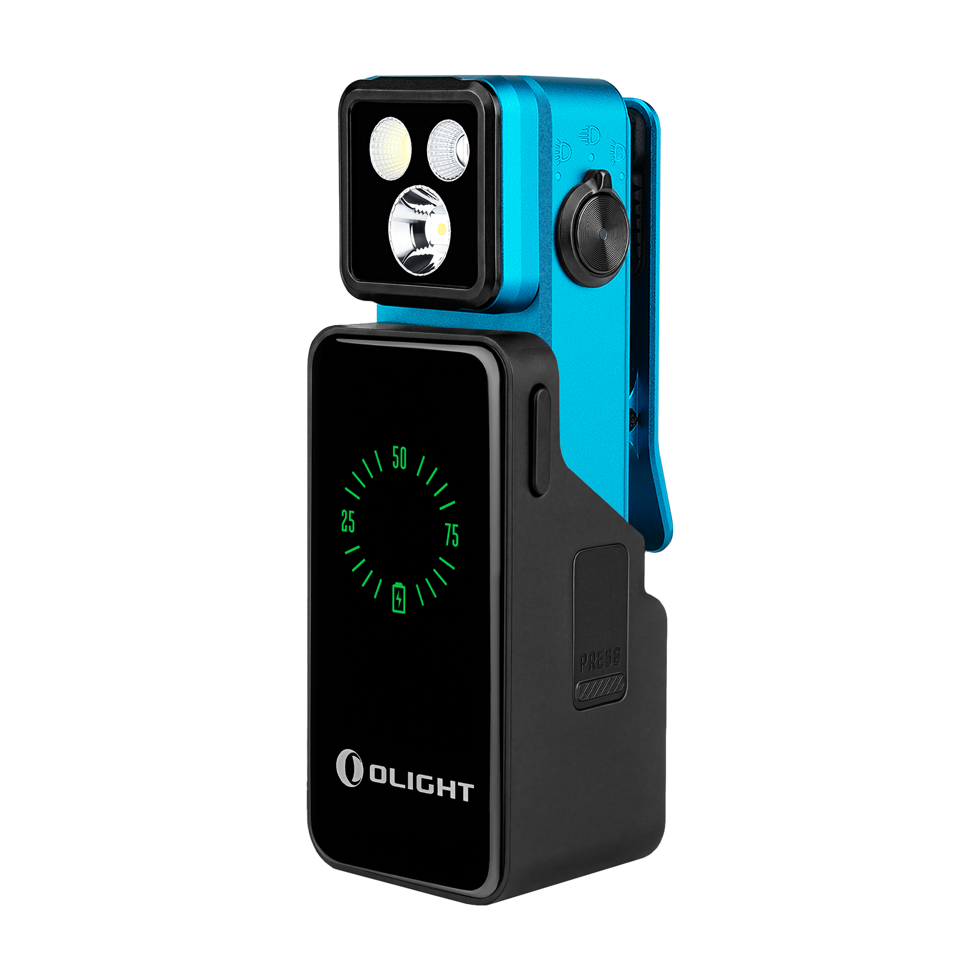 Olight Oclip 2 Pro 530 Lumen Multi-Function (Floodlight, Spotlight, Red Light) Rechargeable Clip-On Flashlight