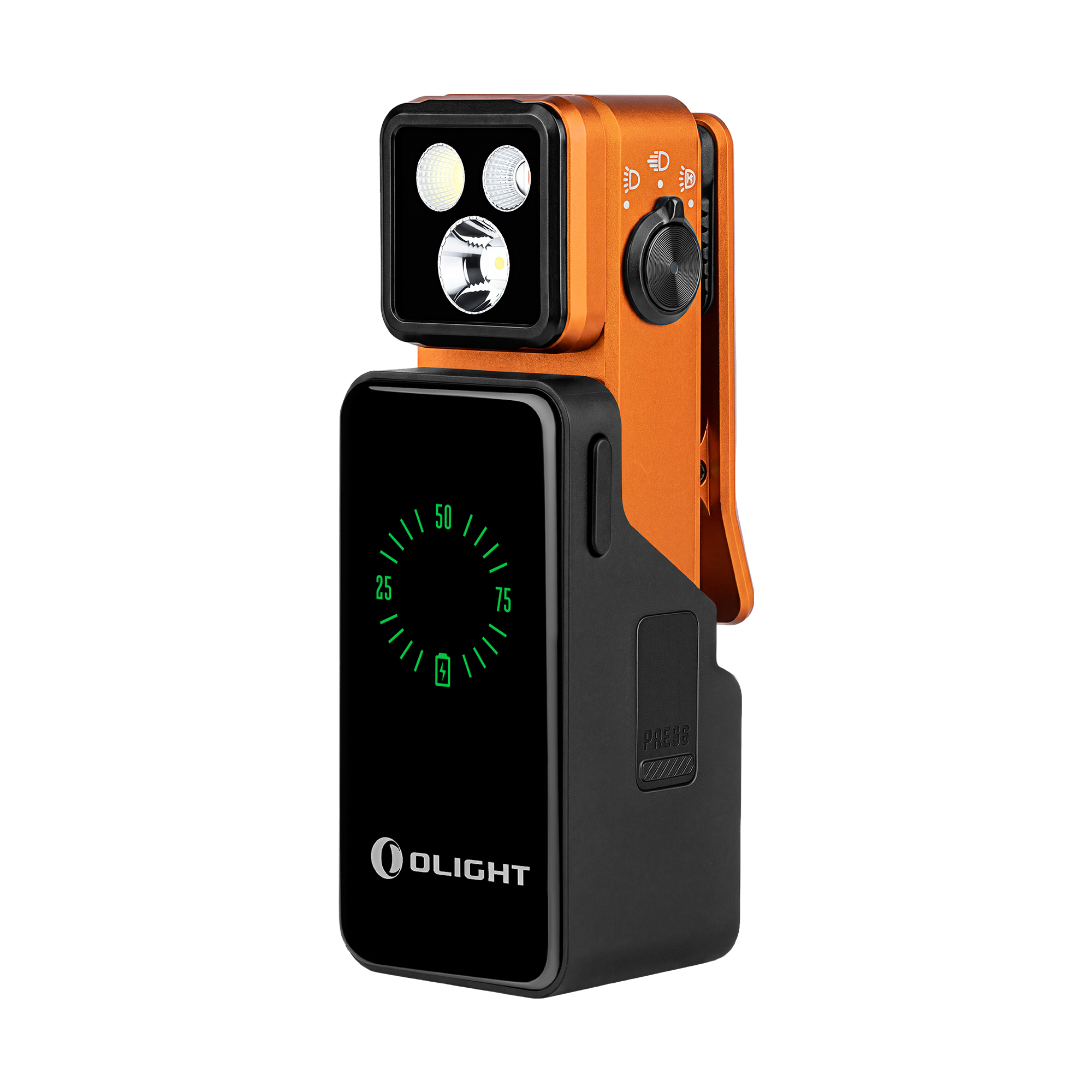 Olight Oclip 2 Pro 530 Lumen Multi-Function (Floodlight, Spotlight, Red Light) Rechargeable Clip-On Flashlight