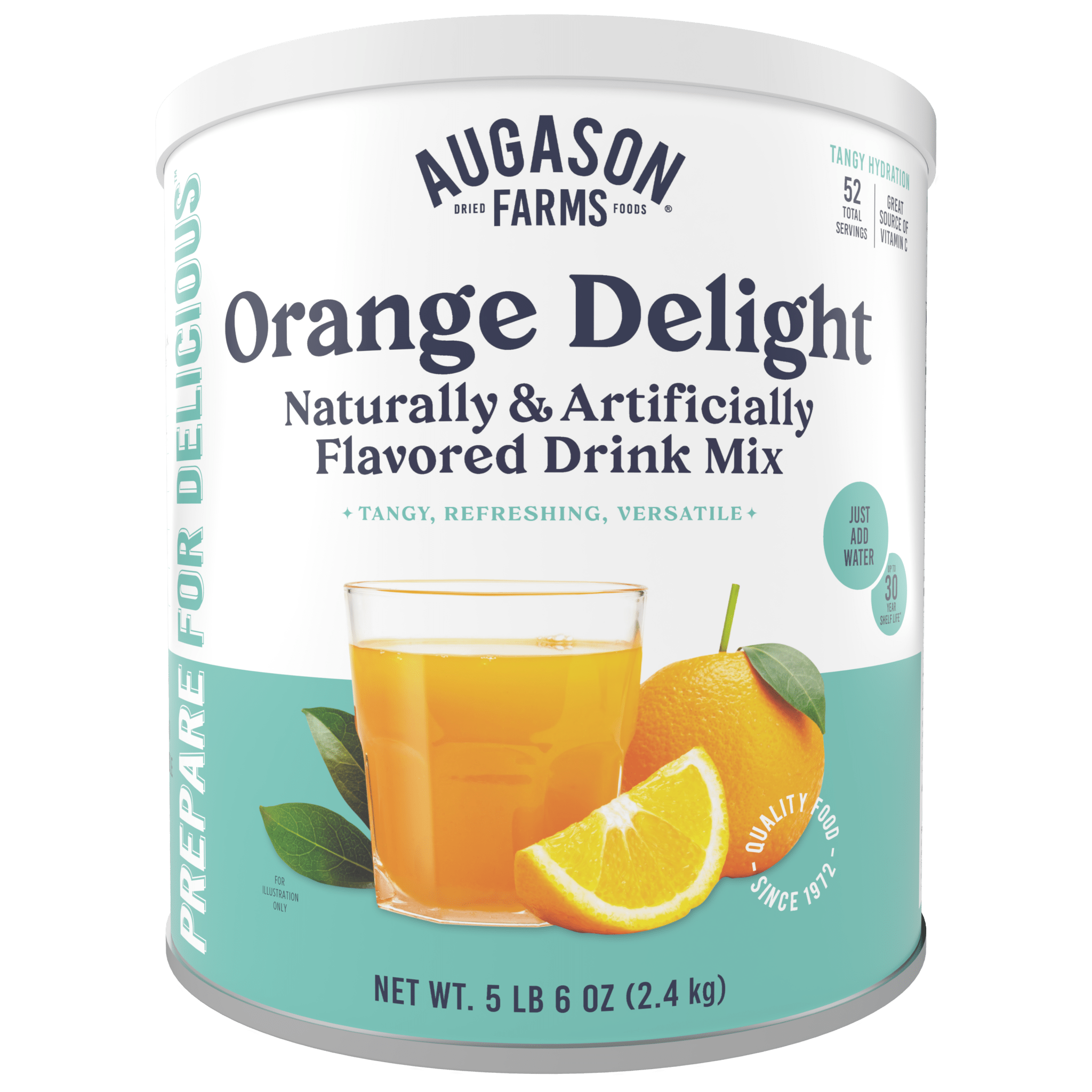 Orange Delight Drink Mix Can, 52 Servings