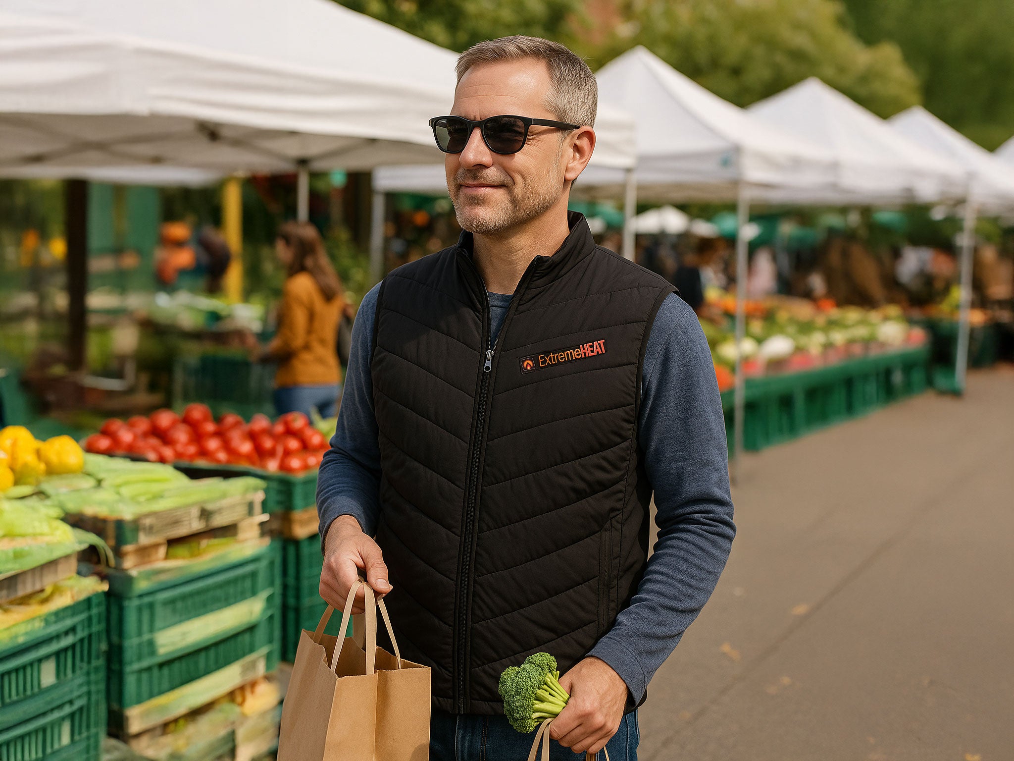 AZ Heated Vest with 10000mAh Rechargeable Battery, Winter Heated Jacket