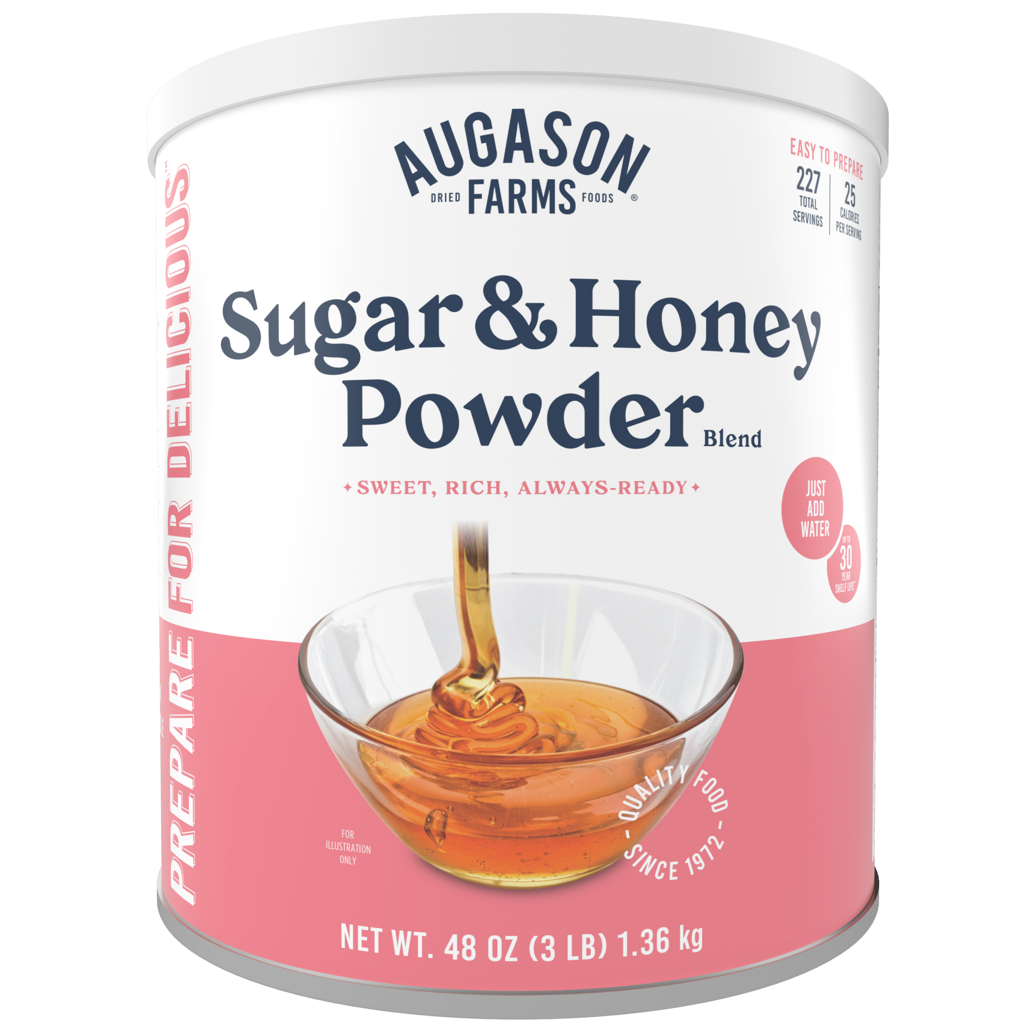 Sugar & Honey Powder Blend Can, 227 Servings