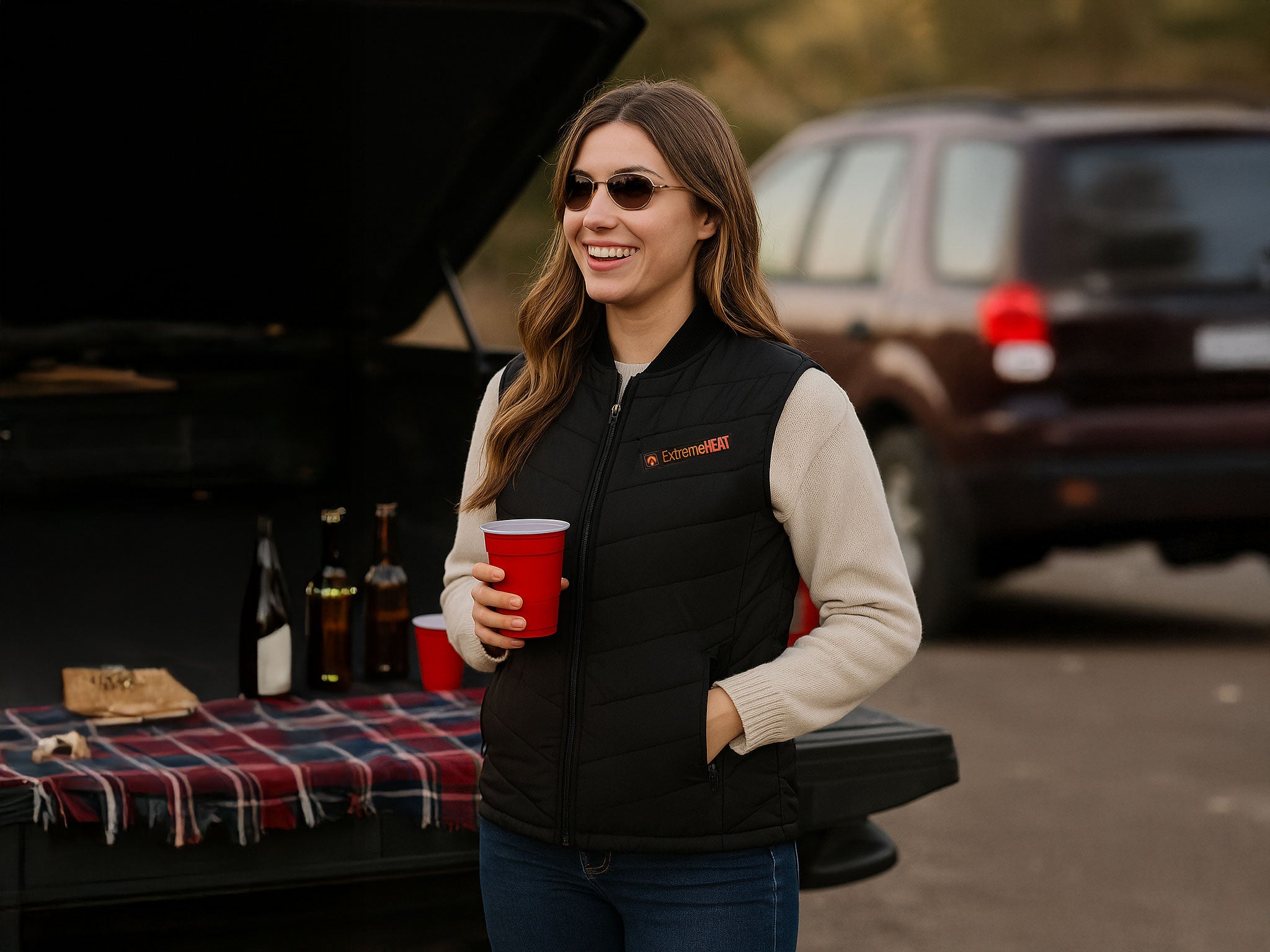 AZ Heated Vest with 10000mAh Rechargeable Battery, Winter Heated Jacket