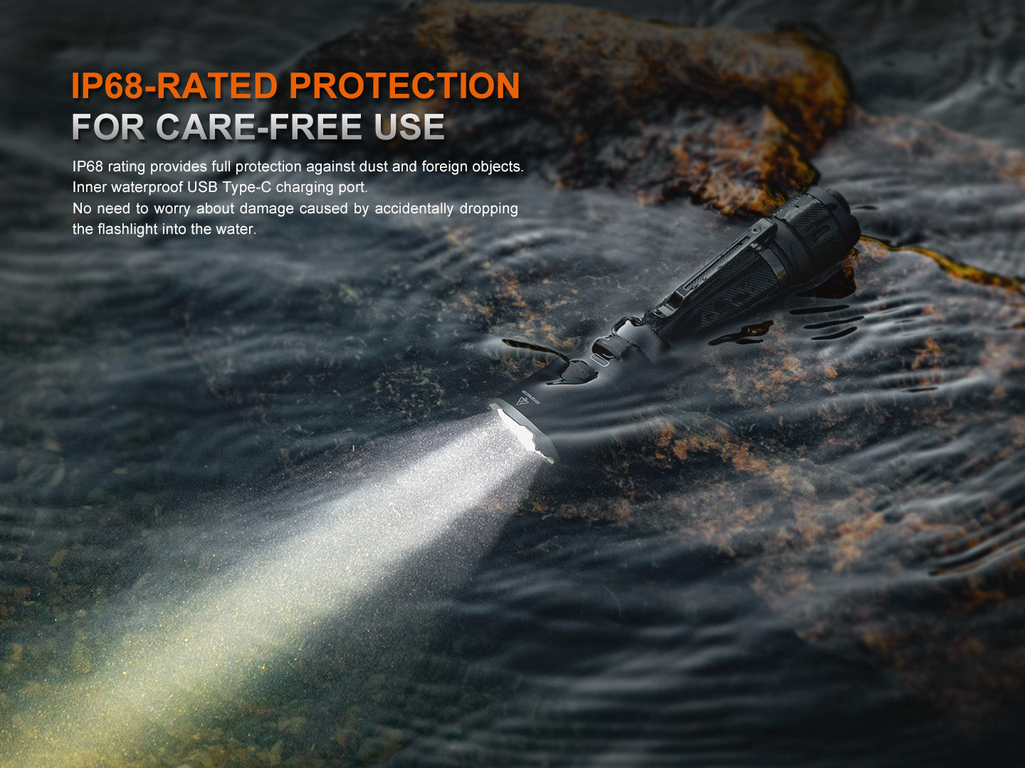 Fenix TK21R 3600 Lumen Rechargeable Tactical Flashlight