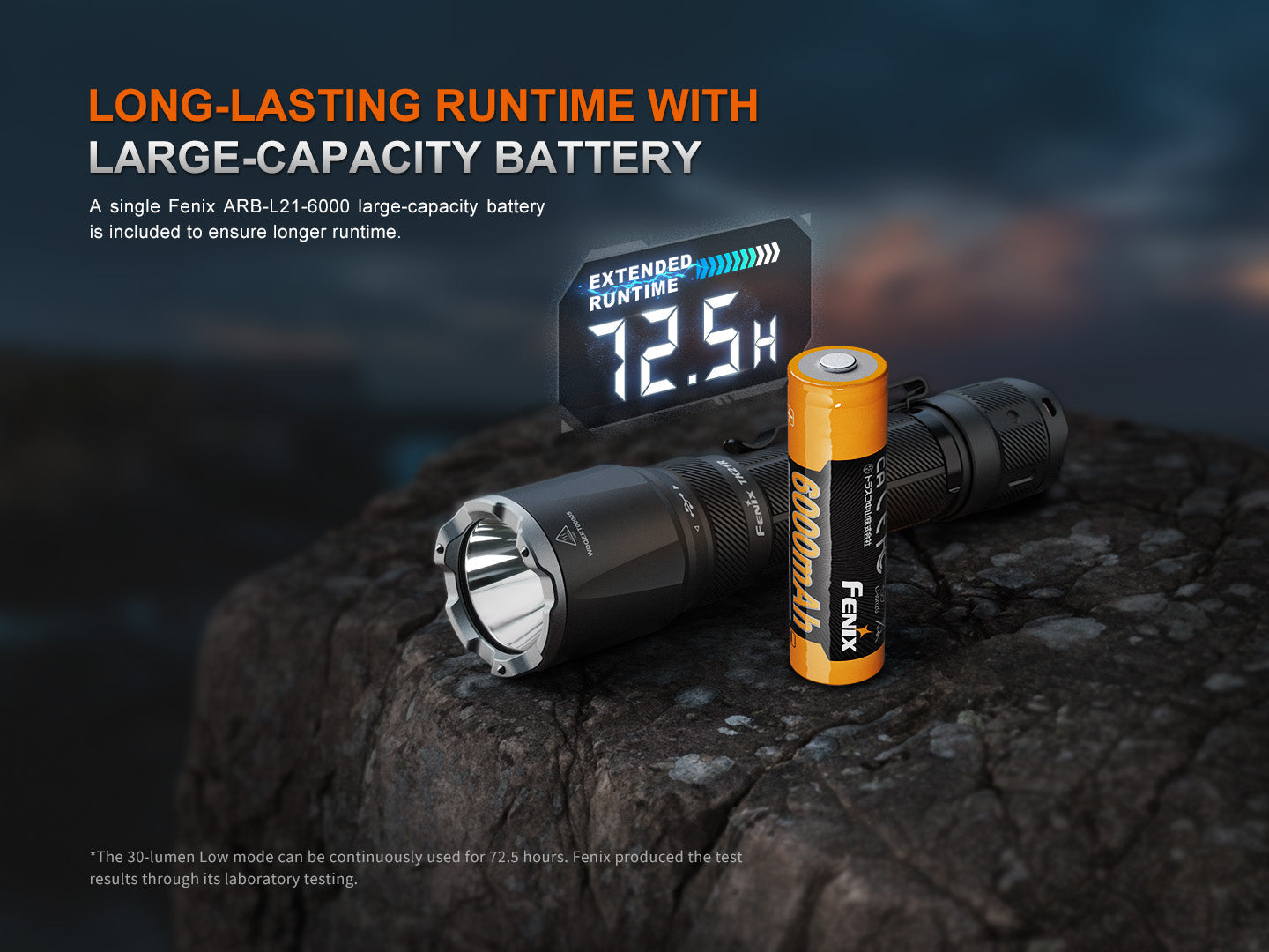 Fenix TK21R 3600 Lumen Rechargeable Tactical Flashlight