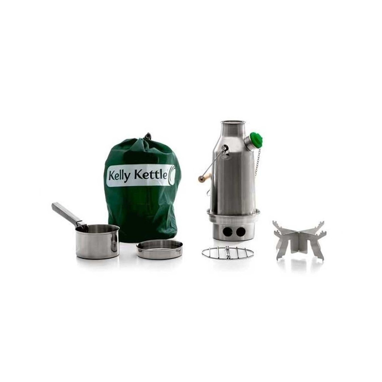 Stainless Steel 'Trekker' Kettle (20 fl.oz.) - Basic Kit