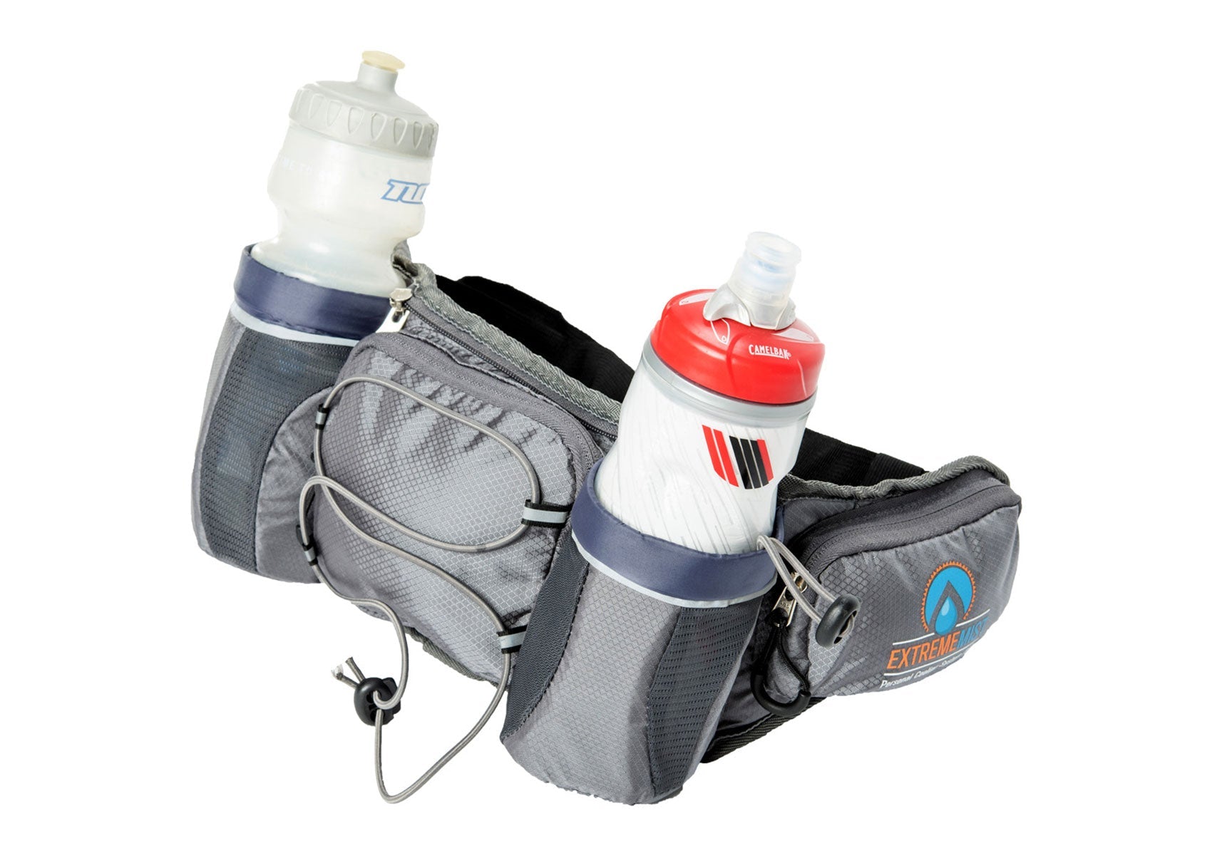 Hydration Waist Pack – Detachable Dual Holster Water Bottle Belt for Hands-Free Outdoor Hydration