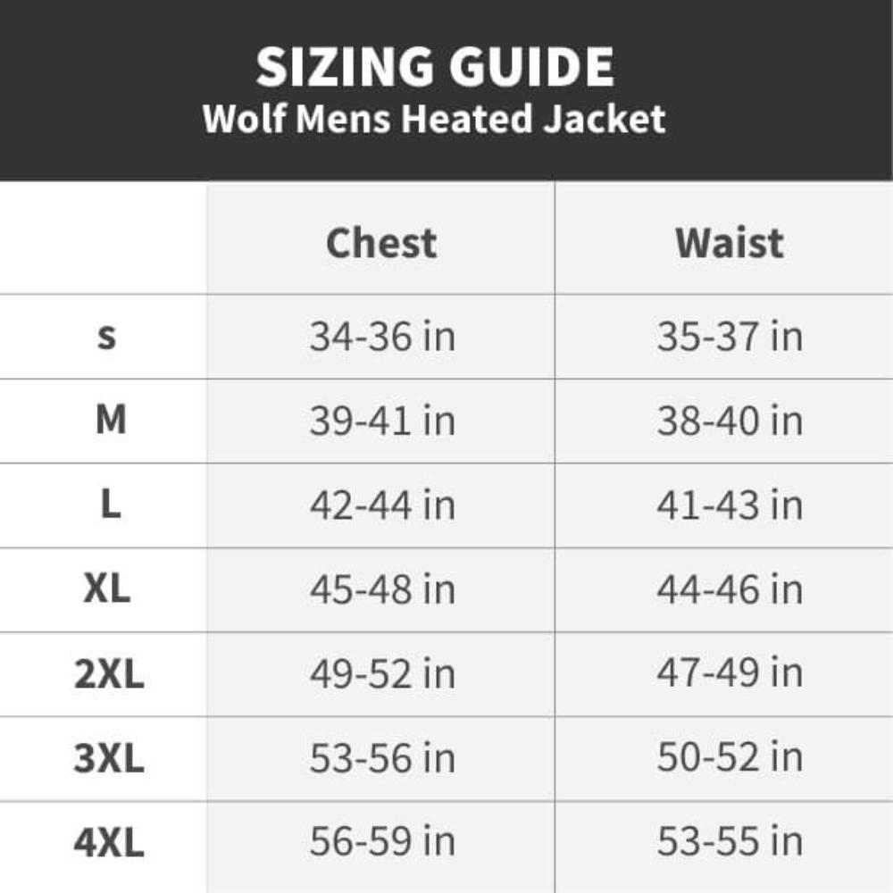 Wolf Men's Heated Jacket (Final Sale)